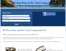 Tablet Screenshot of bgboats.co.za